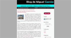 Desktop Screenshot of miguelcarrion.com